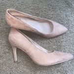 A New Day Nude Suede Heels Photo 0