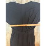 Diane Von Furstenberg  Black‎ Lucy Jumpsuit Boatneck Dolman Sleeve Size 10 Photo 6