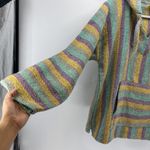 Authentic Mexican Baja hoodie with tiny specks of sparkle heavy beach vacation Purple Size M Photo 5