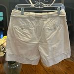 Madison Dressy Cotton Shorts Khaki Tie Belt Waist Womens 6 Photo 1