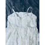 Lulus NWOT  Medium Delightful Charisma White Embroidered Sequin Mesh
Midi Dress Photo 9