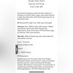 NWT FREE PEOPLE MOVEMENT STUIDO SIREN PANTS COLOR IS BLACK WALNET Size L Photo 7