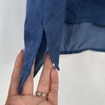 Chico's Chico’s Size 0 US S 4 Sleeveless Top Layered Hem Split V-Neck Crepe Shell Layer Photo 4