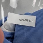 Wilo The Label Blue/White Athleisure Set Criss Cross Sports Bra Shorts Size M/L Blue Size L Photo 10