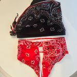 Bandanna bikini size large halter back Photo 0