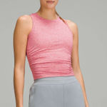 Lululemon License to Train Tight-Fit Tank Top Heathered Vintage Rose Size 4 Photo 0