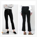 Veronica Beard Carolyn Baby Boot Cut Raven Tuxedo Stripe Jeans Photo 1