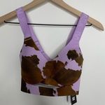 Adidas Ivy Park Purple & Brown Cow Print Cut Photo 0