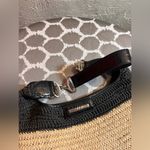 Brighton  Black and Natural Tan Woven Women’s Bag black and silver accents spring Photo 10