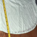 EMERY ROSE size XL frill mock neck ruffle cap sleeve tank light green sheer NWT Photo 9