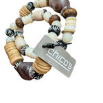 Chico's Earthy Tones Beaded Bracelet Set Photo 1