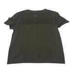 Varley  size xxs xs green gray short sleeve athletic workout cut out Top Photo 1