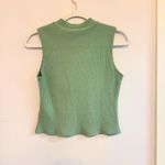 Light Green Ribbed Sweater Tank Size M Photo 1