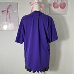 American Vintage Grandma Cottage Heart Floral T Shirt Purple Pastel T Shirt Womens XL Photo 3