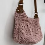 Frankie & Johnnie Pink Crochet Purse Shoulder Bag Y2k Grannycore Photo 4