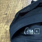 Zyia  Active Grid Sports Bra Black Sz XL Strappy  Mesh Racerback Photo 12