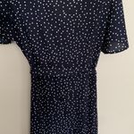 SheIn Navy And White Polka Dot Dress Photo 1