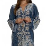 Johnny Was Liona heavily embroidered velvet dress NWT Photo 2