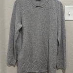 J. McLaughlin  100% Cashmere Gray Sweater With Accent Buttons Size Large Size Lg Photo 0