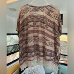 American Rag  Knit Poncho Shirt with Lace (size: S/M) Photo 1