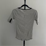 J.Crew  Vintage Rib Henley Striped T-Shirt Size XS Photo 2