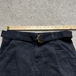 Free People Jade Black Belted Denim Mini Skirt Size 31 We the Free Photo 5