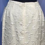 Maggy London  Cream Embellished Knee-Length Pencil Skirt Size 6 Photo 5