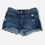 Levi's Levi’s 501 Distressed Dark Wash Denim Cutoff Shorts in Size 28 Photo 1