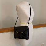 Etienne Aigner Vintage Elegant Black Leather Shoulder Bag classic style timeless Photo 11