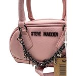 Steve Madden  Mini Pink Satchel With Chain Accents Removable Strap Stylish Photo 2