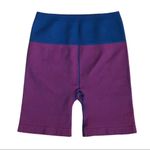 Fabletics High-Waisted Seamless Rib Short Size XS Electric Blue/ Glowing Pink Photo 3