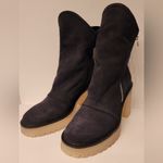 Free People  Jack Zip Boot Women’s Onyx Black Leather Size 8 Photo 2