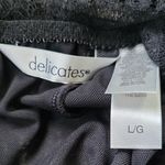 Delicates  Vintage Black Lace Bustier Corset Size L Photo 5