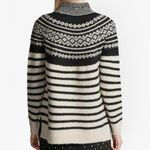 French Connection Norway High Neck Fair Isle Wool Sweater Photo 1
