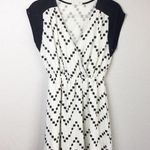 Lush Clothing • LUSH • Cream & Black Patterned Dress Photo 0