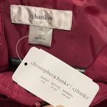 CJ Banks Burgundy Quilted Vest Womens Plus Size 3X Zipper Front Stand Collar NWT Red Photo 3