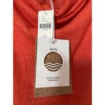 Daily Practice Anthropologie Dress Orange Lightweight Sweater Dress Cowl‎ 1X Photo 1