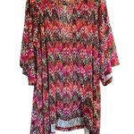 Ava & Grace Women's rhinestone neck Zigzag Pattern Top Photo 2