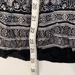 Fig and Flower Women’s All Over Print Boho Tunic Abstract Floral Indian EUC Sz M Black Size M Photo 11