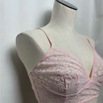 INC internal concepts intimates Lace Bralette Medium Marys rose NWT Pink Photo 2