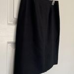 Kasper vintage black silk pencil skirt. Photo 8