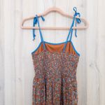 Live to be spoiled Womens Wide Leg Jumpsuit Size S Rust Floral Boho Cottage Photo 6
