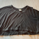 arie cropped flowy top Gray Photo 0