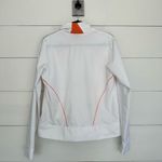 Nike Women’s White Orange Large Y2K Zip Up Jacket 2000s Vintage 90s Photo 5