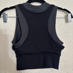 Jordan WOMENS MESH CROPPED TOP BLACK & GRAY SIZE XS Photo 7