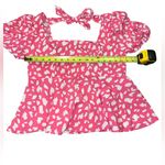 Krush Women’s  Pink Patterned Blouse. Photo 4