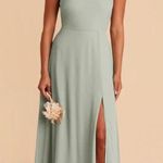 Birdy Grey Chiffon Sage Bridesmaid Dress Photo 0