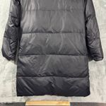 Eileen Fisher  Down Reversible Black Puffer Long Length Full Zip Coat Photo 8