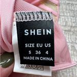 SheIn : Pink Stretchy Corset Style Silky Lace Top Photo 7