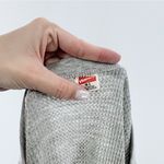 Hanes Vintage 90s Gray Waffle Crewneck Thermal Size Medium Photo 2